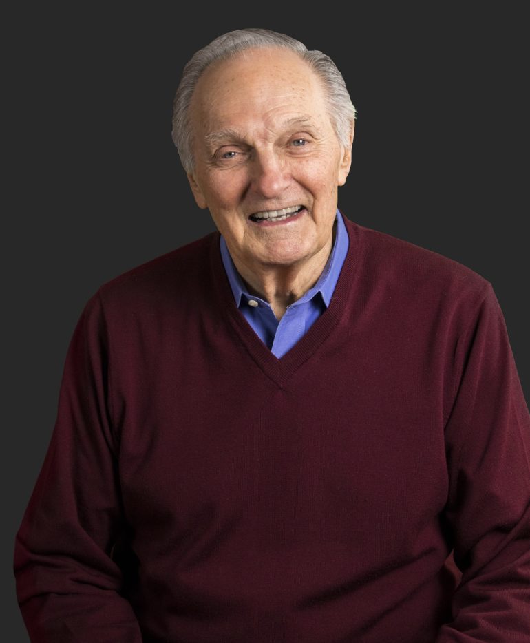 Pictured is Hollywood legend and science communication advocate Alan Alda (Source: Alda Centre for Communicating Science).