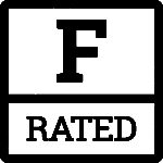 F rated logo