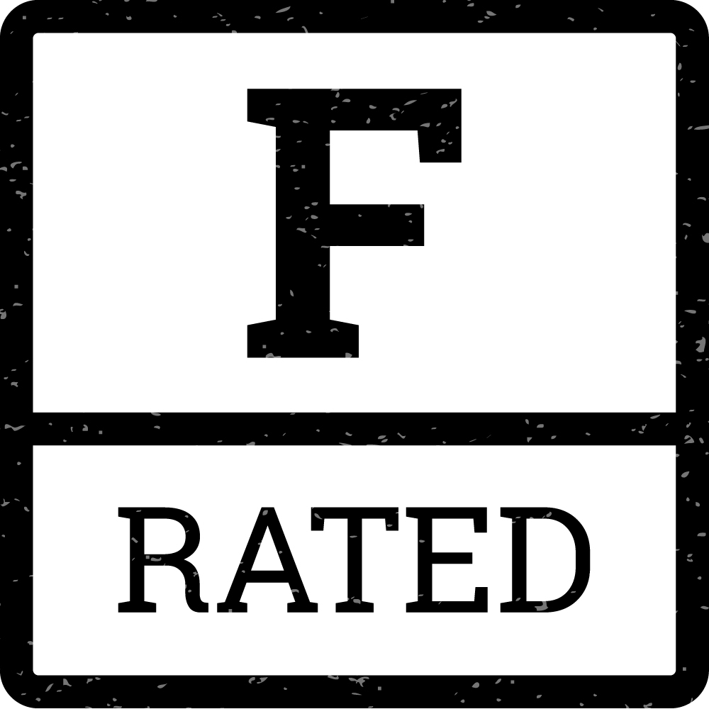 F rated logo