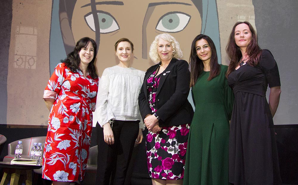 Helen O’Hara, Nora Twomey, Anne Morrison, Yalda Hakim and Kelly O'Connor