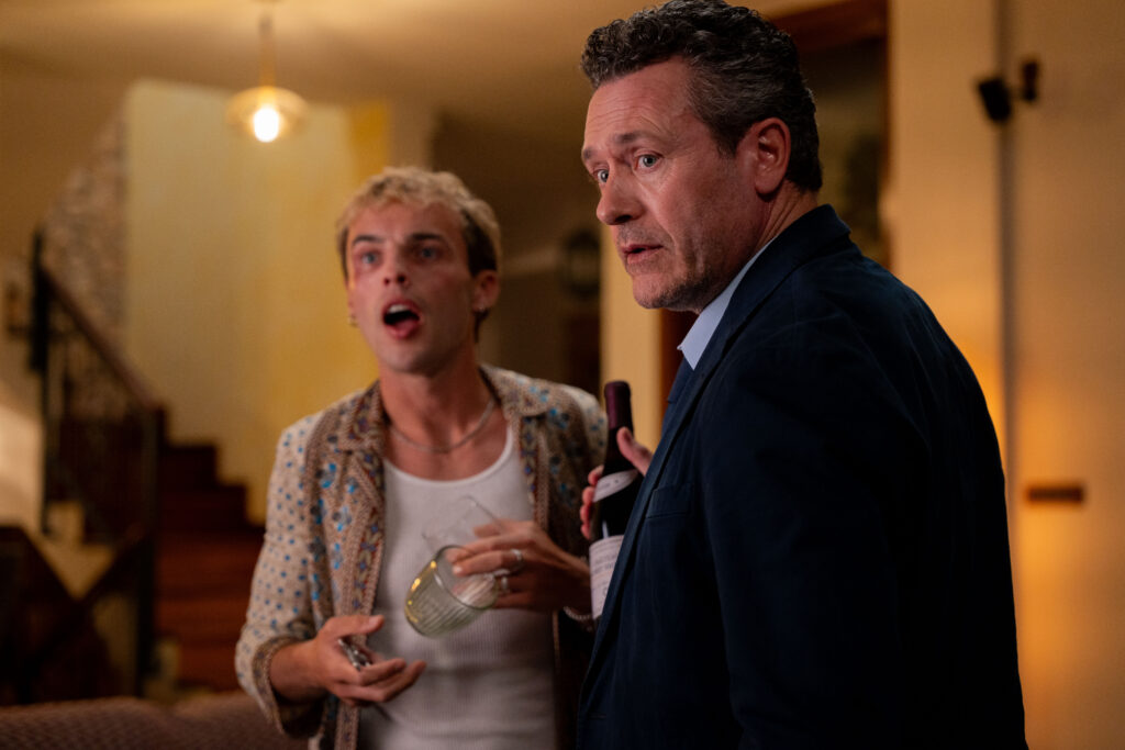 Adam John Richardson as Cormac and Jason O'Mara as Jerry in These Sacred Vows