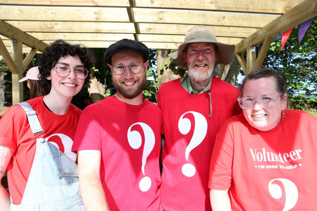 Volunteers at the Opening Party of the Fastnet Film Festival photo Carlos Benlayo