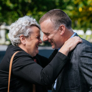 Rose Henderson and Liam O Mochain in ABODE