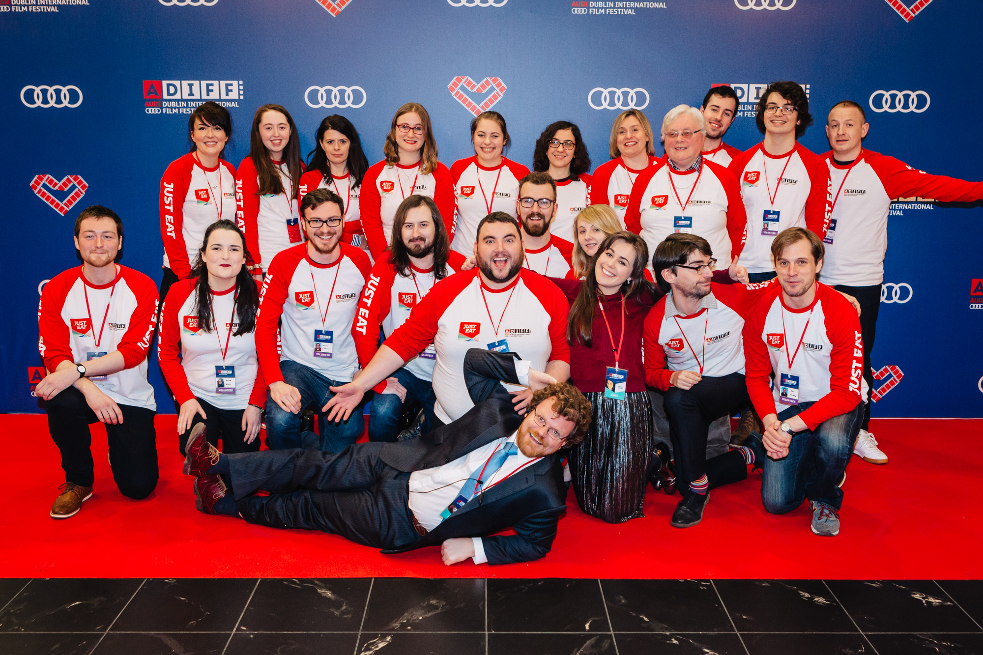 Volunteers at the 2017 Audi Dublin International Film Festival