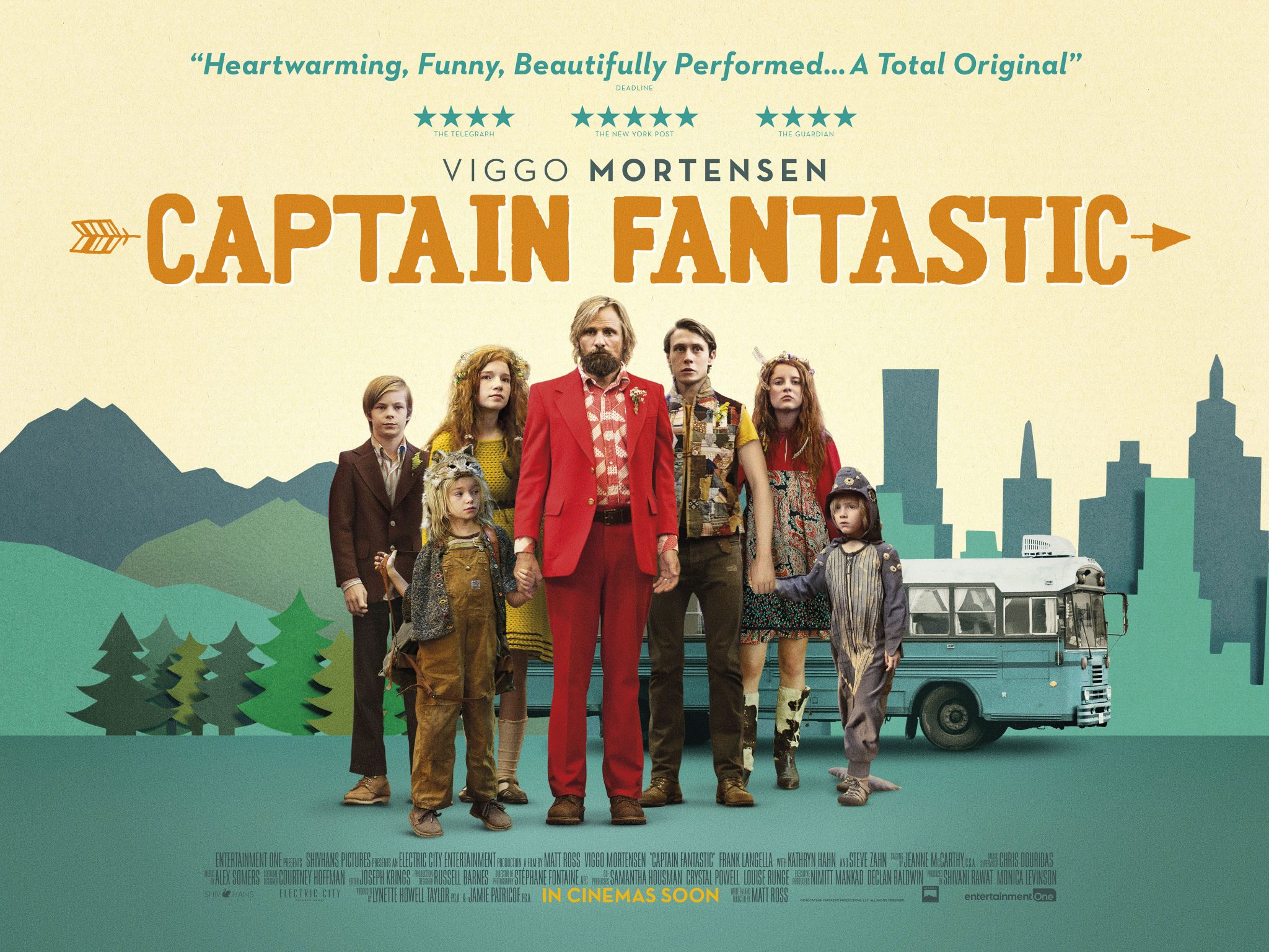 Captain Fantastic - Quad Poster
