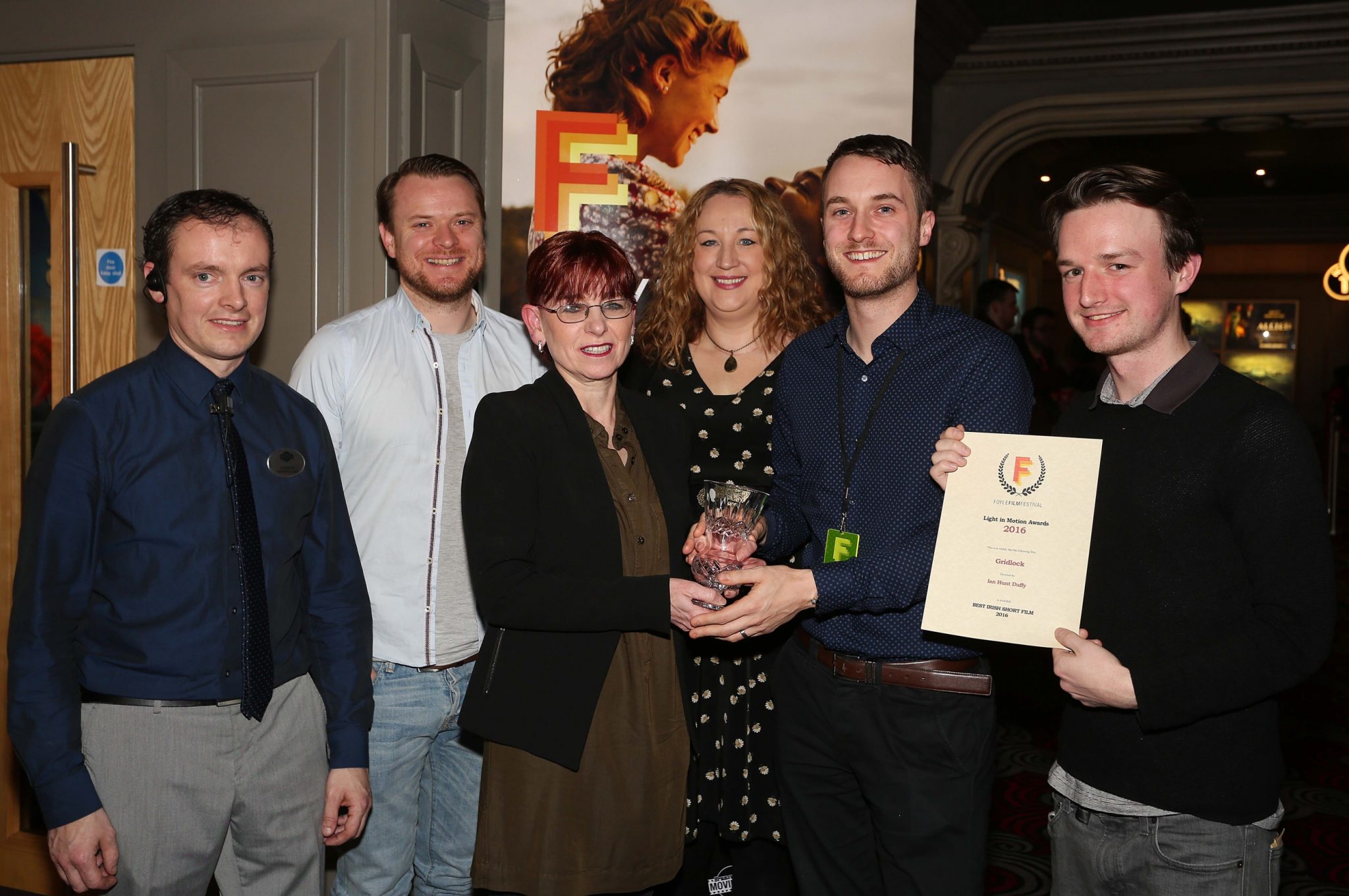 LIM AWARD - BEST IRISH SHORT: Gridlock directed by Ian Hunt Duffy