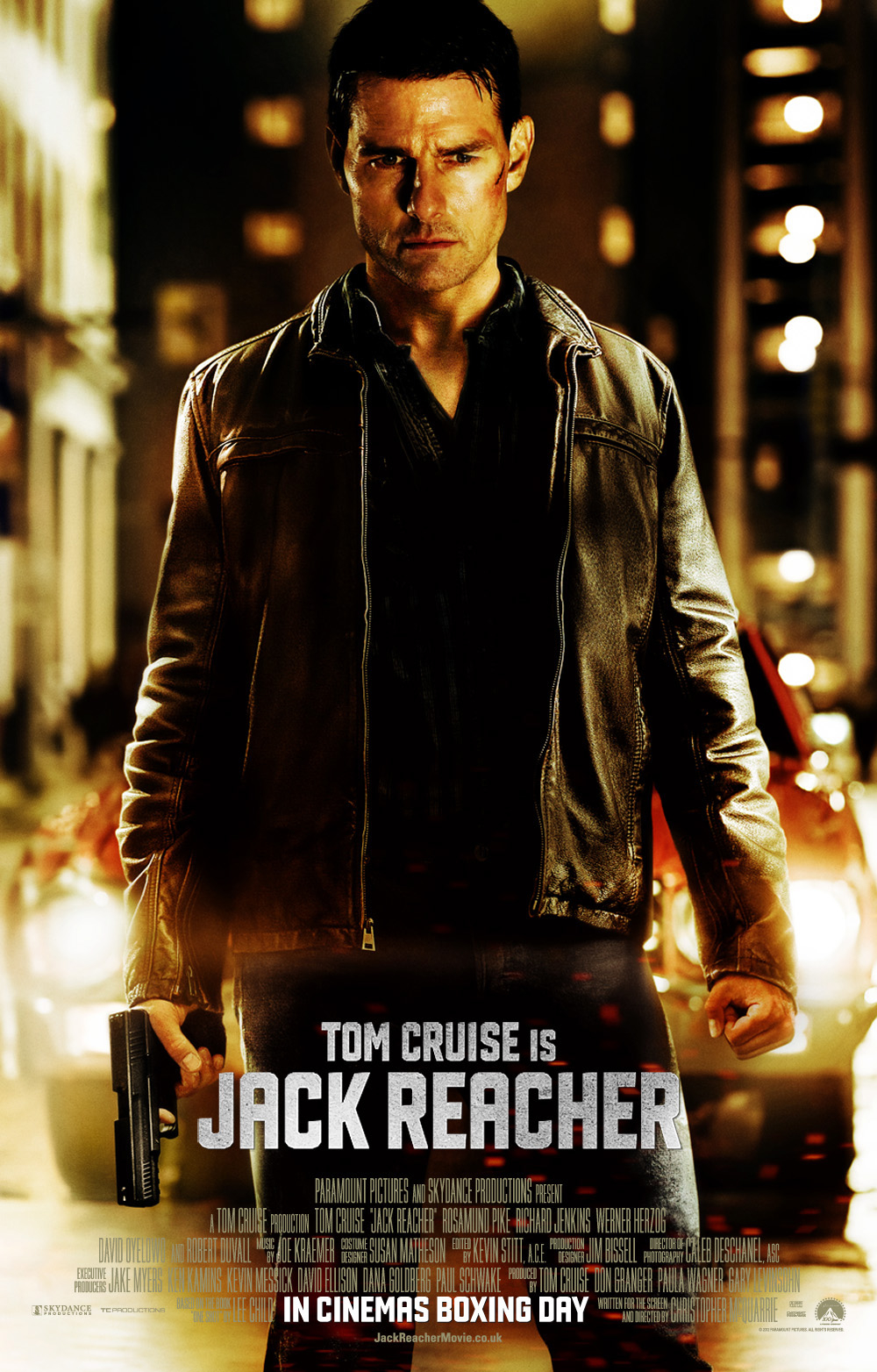 New one-sheet poster for Christopher McQuarrie's Jack Reacher