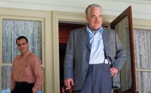 Joaquin Phoenix and Philip Seymour Hoffman in THE MASTER