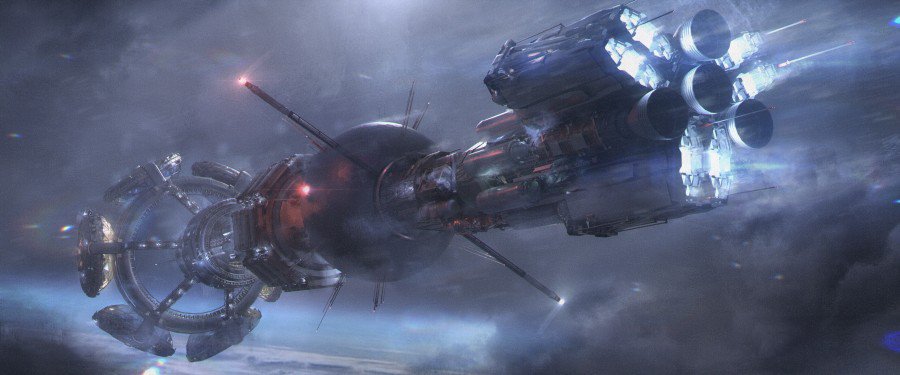 Nightflyers - Concept art of ship