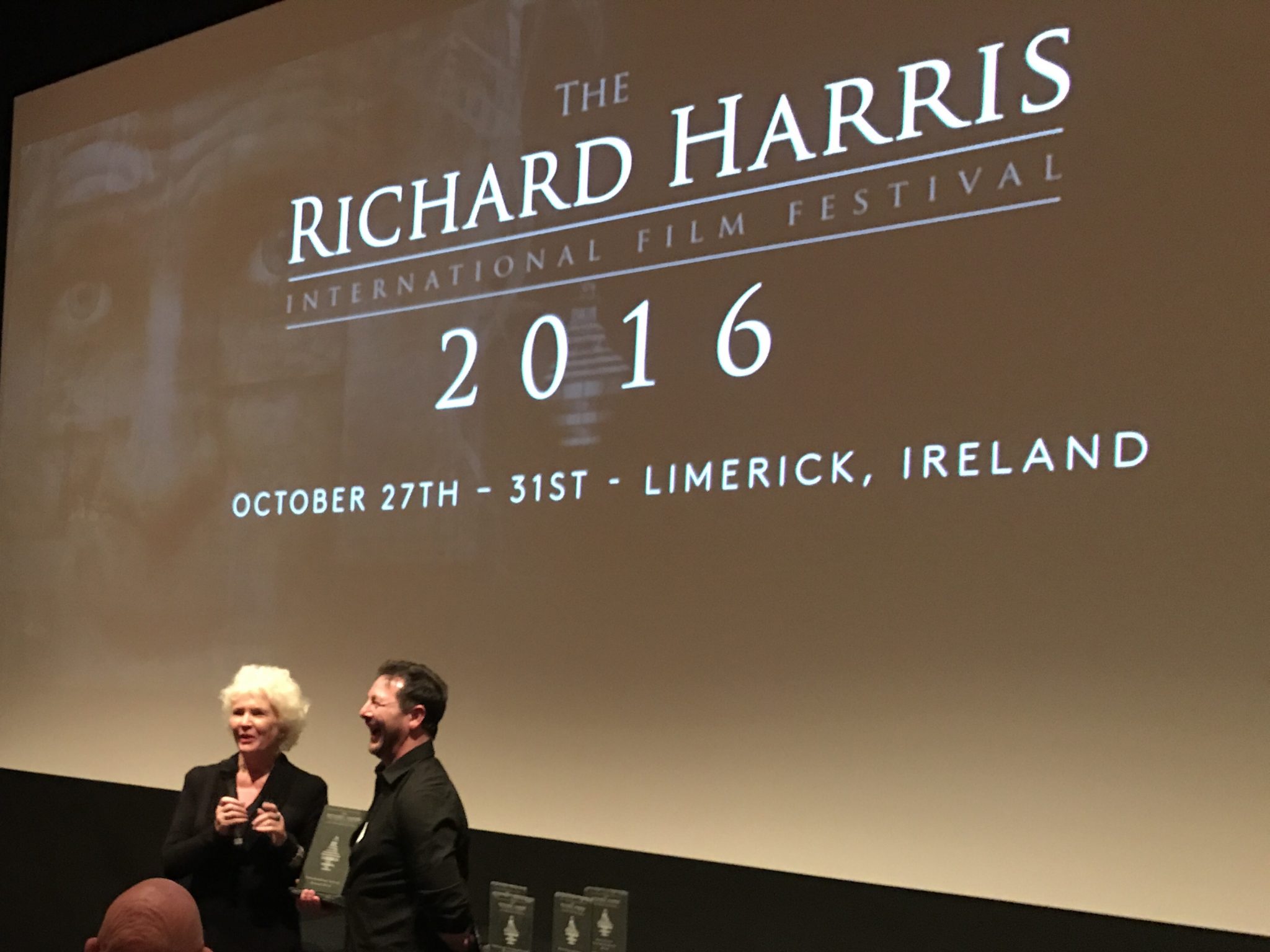 Richard Harris International Film Festival 2016 - Fionnuala Flanagan receiving Outstanding Talent Award