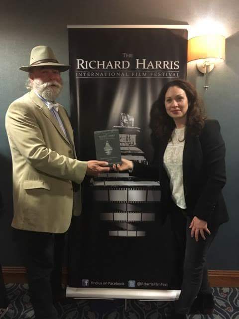 Richard Harris International Film Festival 2016 - Degnan Geraghty and Elaine Kennedy of Overall Short Winner Uisce Beatha