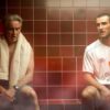 Steve Coogan as Mick McCarthy and Eanna Hardwicke as Roy Keane in SAIPAN