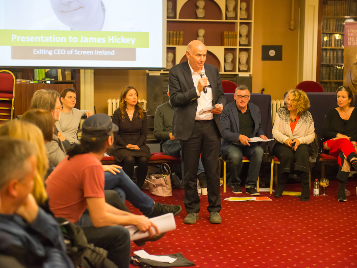 Screen Ireland CEO James Hickey at the SDGI AGM 2019