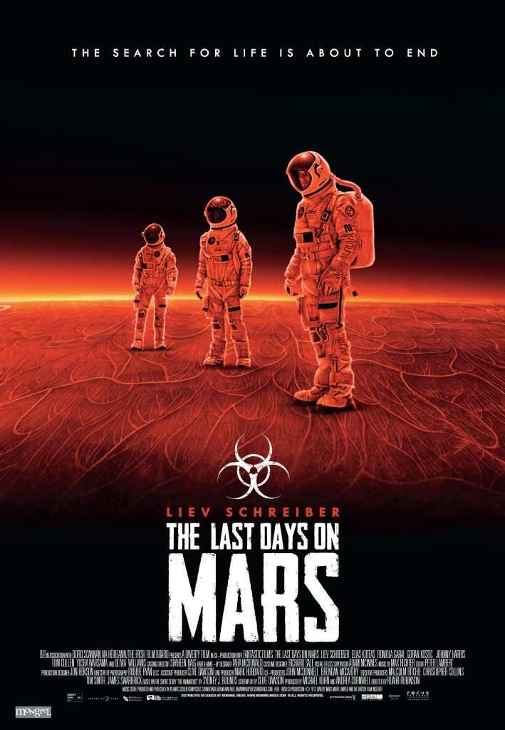 Great looking Canadian poster for Ruairi Robinson's The Last Days on Mars Scannain Great looking Canadian poster for Ruairi Robinson's The Last Days on Mars Scannain