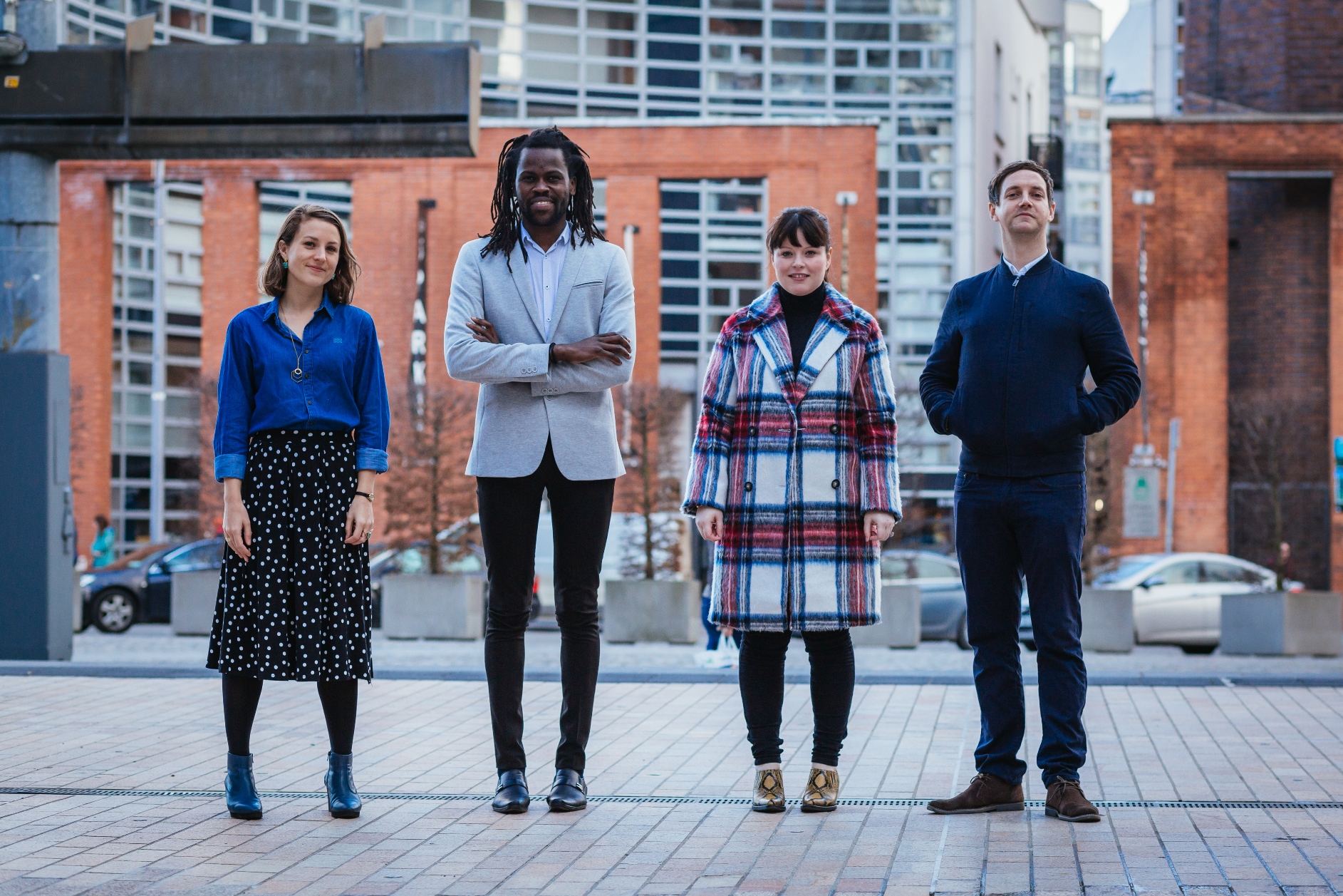 Virgin Media DIFF Dublin Human Rights Film Award 1 - Sorcha Pollack, Bulelani Mfaco, Aoife Kelleher and Emmet Kirwan